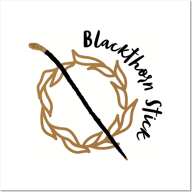 Blackthorn Stick Wall Art by Éiresistible